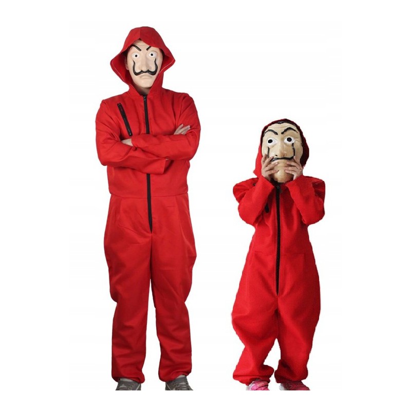 Stroje Z Papieru Dla Dzieci Strój DOM Z PAPIERU + MASKA - La Casa de Papel - Hopki.pl