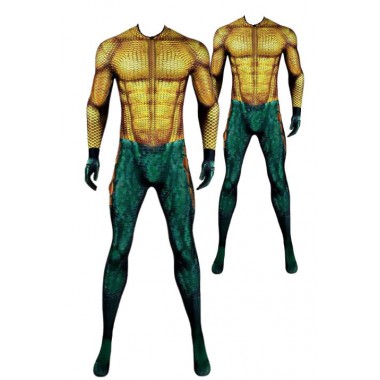 STRÓJ PRZEBRANIE AQUAMAN POSEJDON NEPTUN KOSTIUM HALLOWEEN COSPLAY