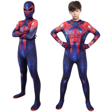 STRÓJ PRZEBRANIE COSPLAY SPIDERMAN 2099 SUPERBOHATER CZŁOWIEK PAJĄK