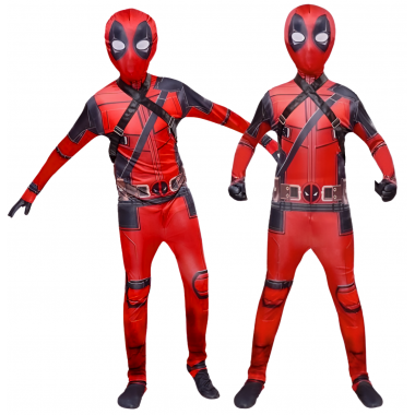 STRÓJ PRZEBRANIE KOSTIUM DEADPOOL COSPLAY NA BAL KARNAWAŁ