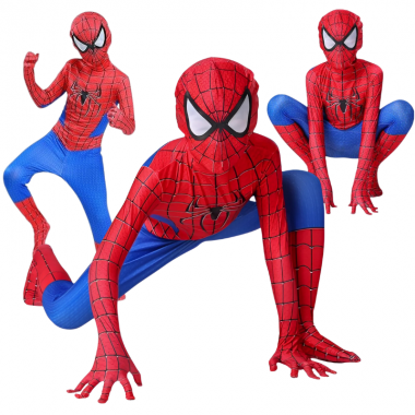 STRÓJ KOSTIUM PRZEBRANIE SPIDERMAN PAJĄK NA BAL KARNAWAŁ