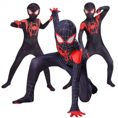 STRÓJ PRZEBRANIE COSPLAY SPIDERMAN MILES MORALES IV 1.1 b