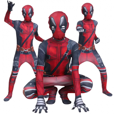 KOSTIUM PRZEBRANIE DEAD POOL NAJEMNIK NINJA COSPLAY