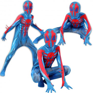 STRÓJ PRZEBRANIE SPIDER 2099 CZŁOWIEK PAJĄK KOSTIUM NA BAL KARNAWAŁ III 11.1